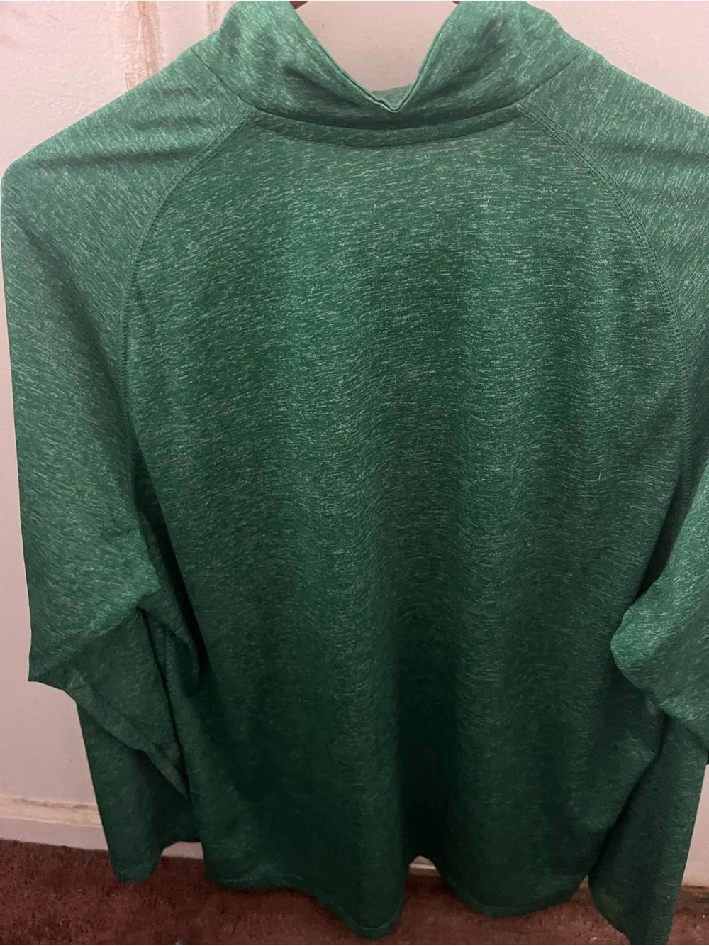 adidas Green Boston Celtics Quarter-Zip Pullover